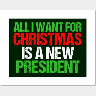 Funny Impeach Trump for Christmas Posters and Art